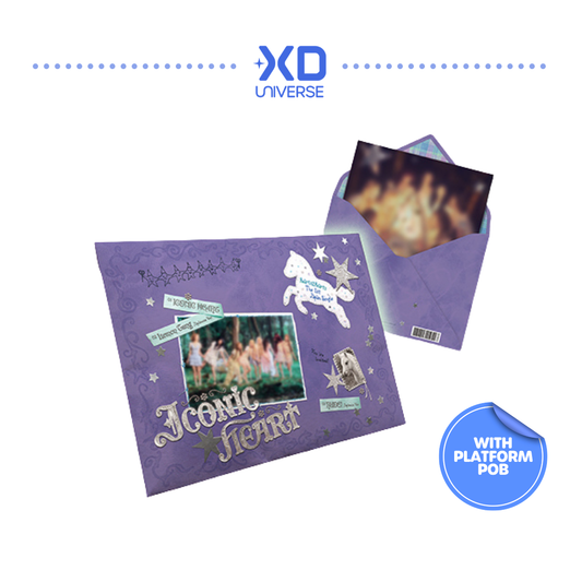 [PREORDER DEADLINE 8/8] Hearts2Hearts The 1st Japan Single 'ICONIC HEART' - Limited B Ver.
