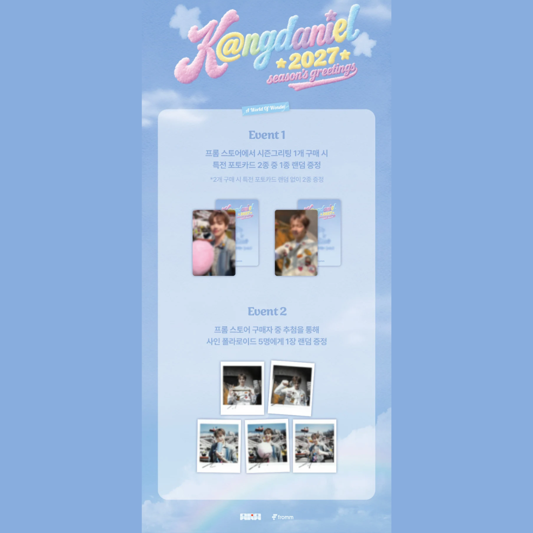 [PREORDER DEADLINE 19/10] KANGDANIEL 2027 SEASON'S GREETINGS