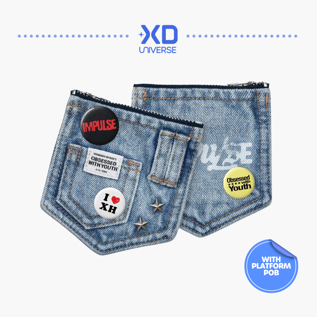 [PREORDER DEADLINE 9/10] Xdinary Heroes 9th Mini Album IMPULSE - Denim Pouch ver.