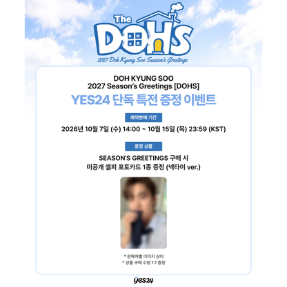 [PREORDER DEADLINE 13/10] DOH KYUNG SOO 2027 Season’s Greetings [DOHS]