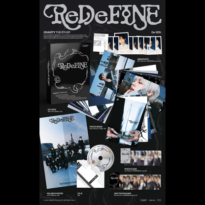 [PREORDER DEADLINE 26/4] CRAVITY The 8th EP ReDeFINE - De VER.