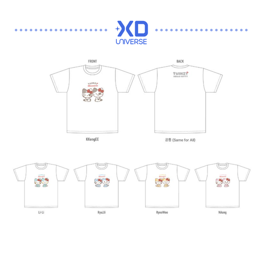 [PREORDER DEADLINE 28/8] <TWINZY X HELLO KITTY> OFFICIAL MERCH - T-Shirt
