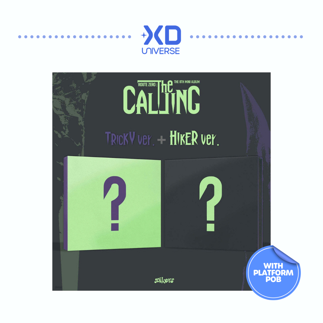 [PREORDER DEADLINE 30/10] xikers 8TH MINI ALBUM 'ROUTE ZERO : The CALLING' - HIKER/TRICKY ver.