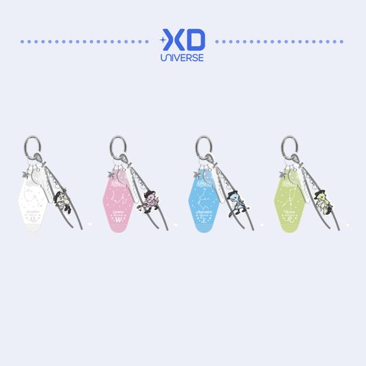[PREORDER] QWER 3RD ANNIVERSARY POP-UP STORE [THE STARSIGN] ONLINE MD - CONSTELLATION KEYRING