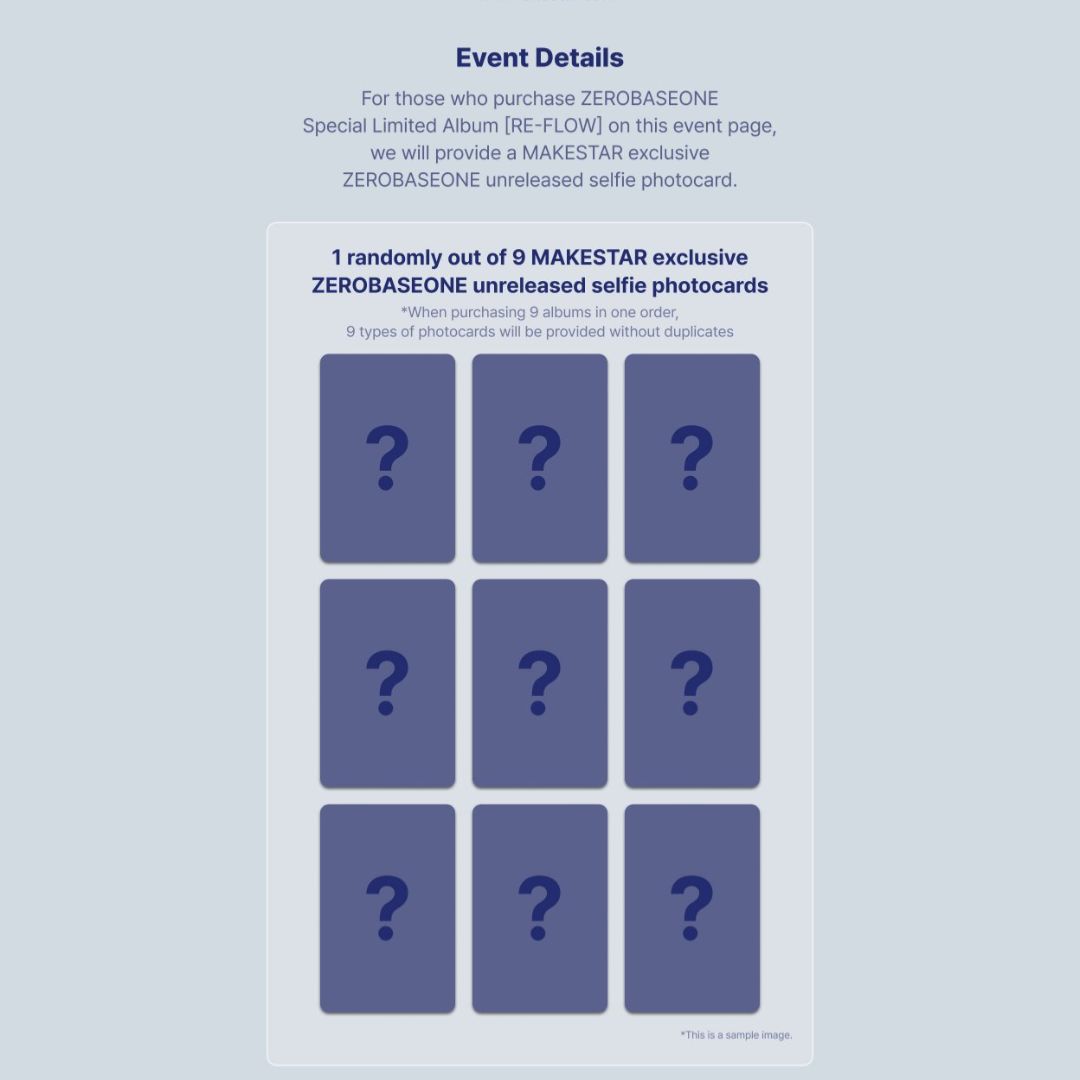 [PREORDER] ZEROBASEONE Special Limited Album [RE-FLOW]