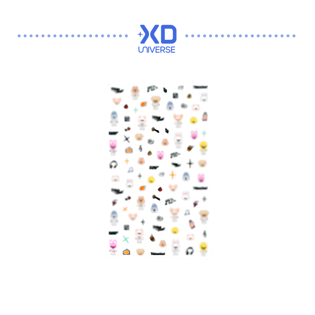 [PREORDER DEADLINE 18/8] Stray Kids "THIS & THAT" Pop-Up Store Official Merch - SKZOO Micro Sticker