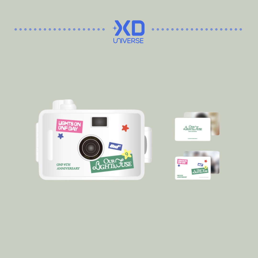 [PREORDER] ONF 9th Anniversary: Our Lights, FUSE Official Merch - Reusable Film Camera w/ Waterproof Case