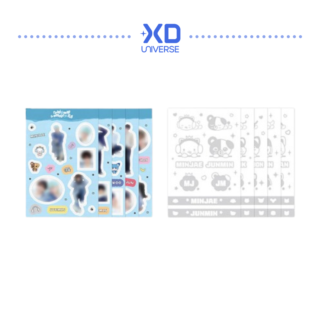 [PREORDER] xikers <2nd FANMEETING : road𝓨 map to univer𝓍ity> Official MD - DECO STICKER PACK