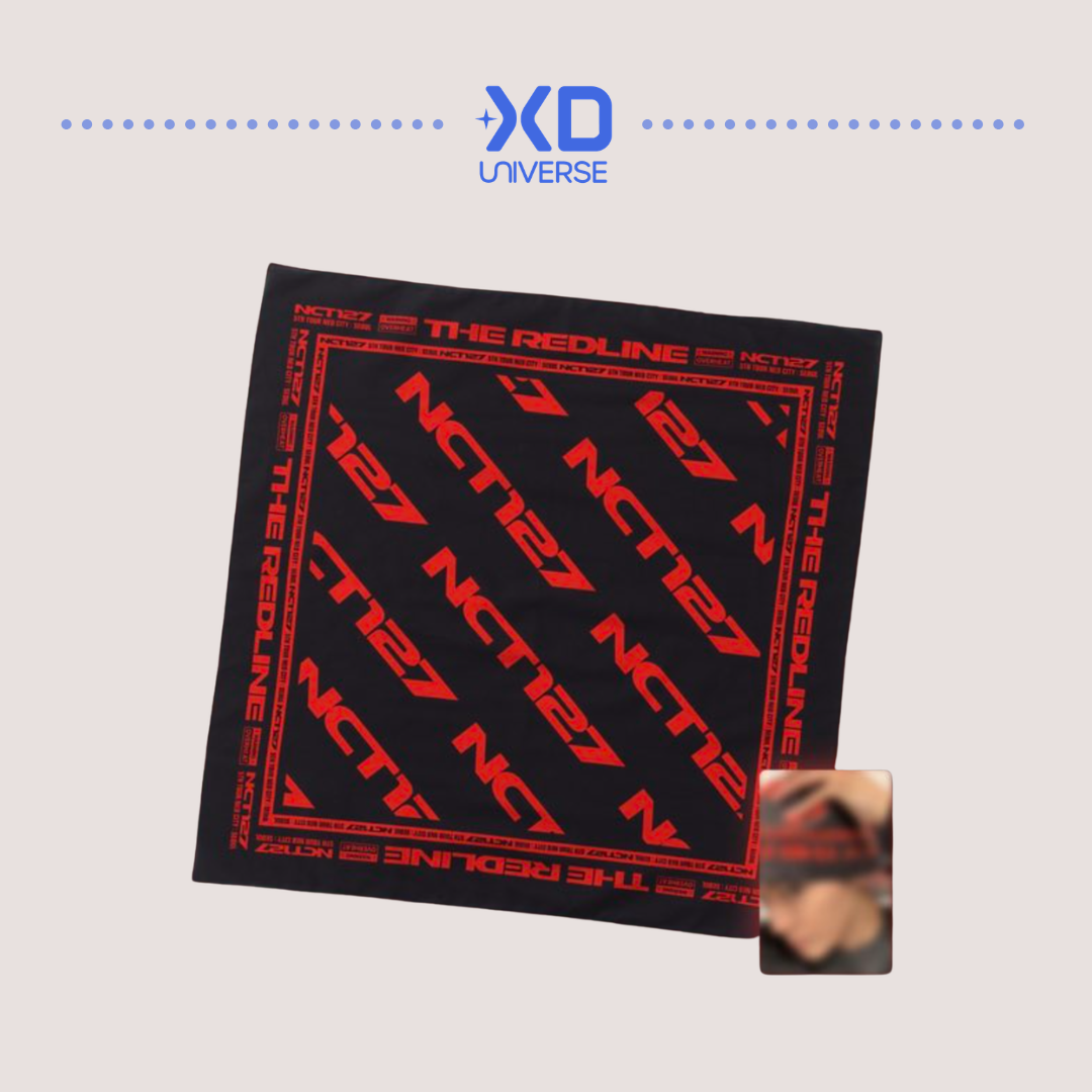 [PREORDER DEADLINE 20/9] NCT 127 5TH TOUR 'NEO CITY - THE REDLINE' OFFICIAL MERCHANDISE - BANDANA SET