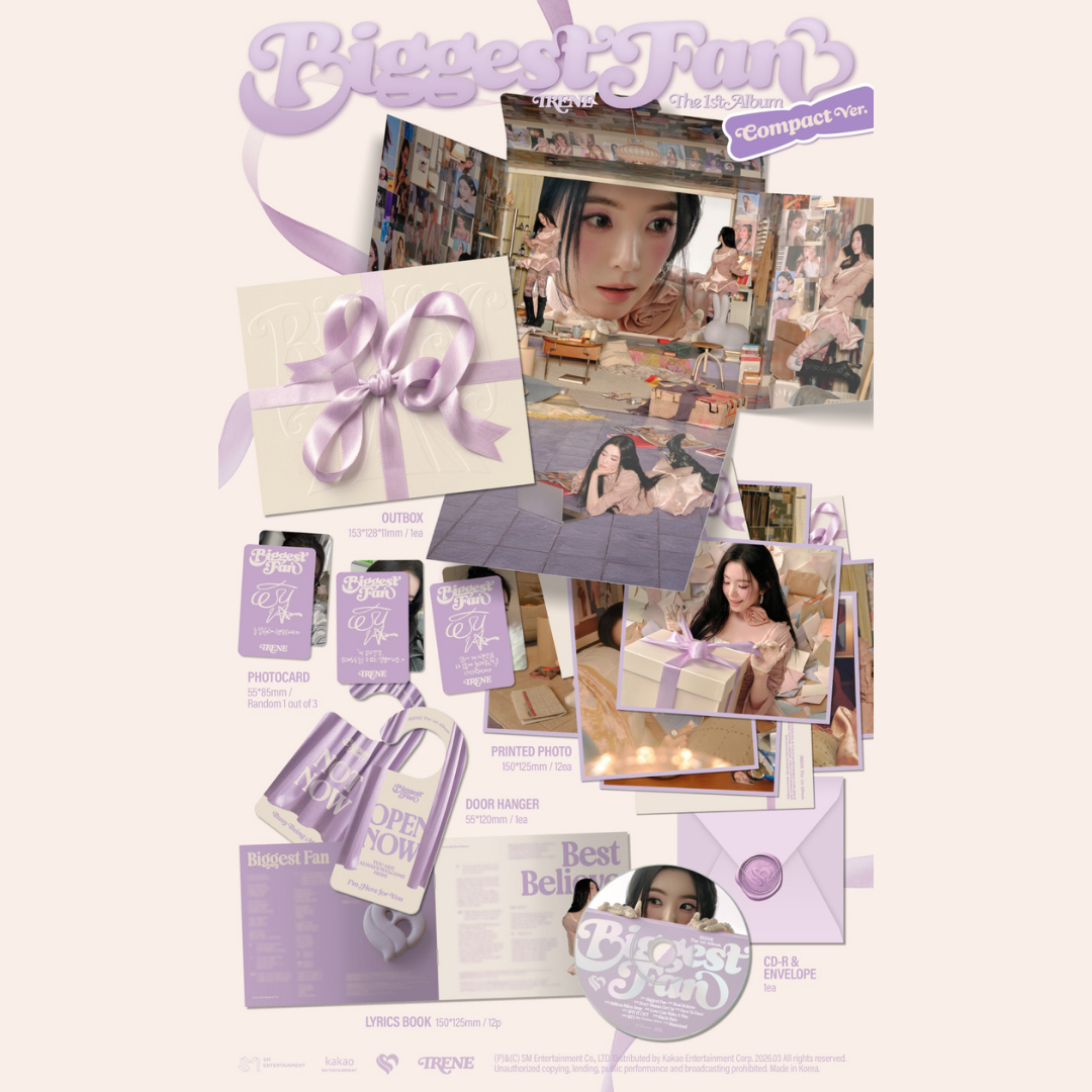 [Ktown4u POB] IRENE - 1st Album [Biggest Fan] (Compact Ver.)