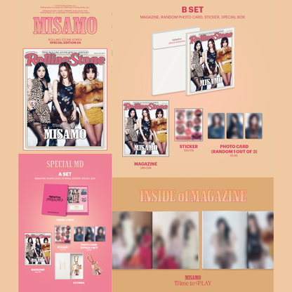 [PREORDER] TWICE MISAMO Rolling Stone Korea Special Issue 4 Magazine