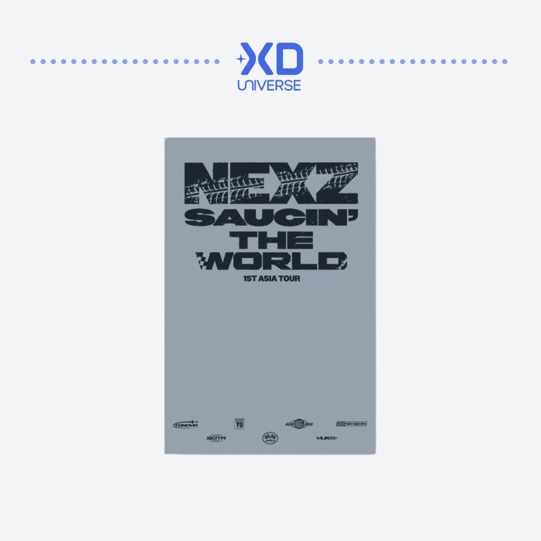 [PREORDER DEADLINE 23/10] NEXZ 1ST ASIA TOUR <SAUCIN' THE WORLD> IN SEOUL OFFICIAL MERCH - POSTCARD BOOK