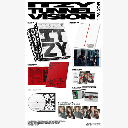 ITZY 11th Mini Album [TUNNEL VISION] - BOX VER