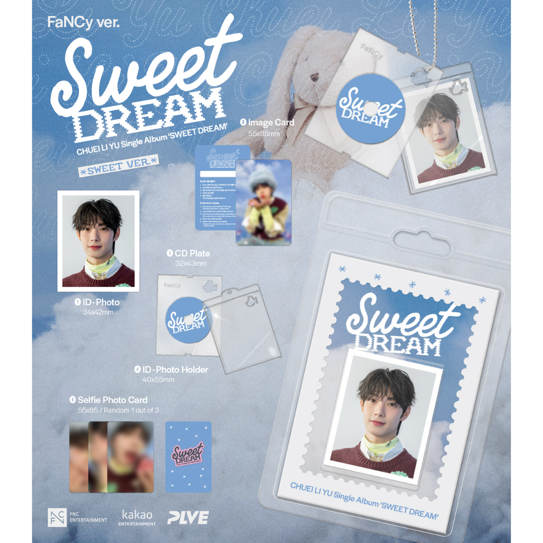 CHUEI LI YU - Single Album [SWEET DREAM] (FaNCy Ver.) (Random Ver.)