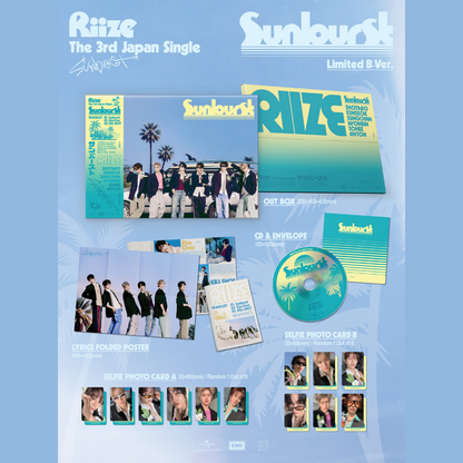 [PREORDER] RIIZE The 3rd Japan Single [Sunburst] - Limited A/B ver.