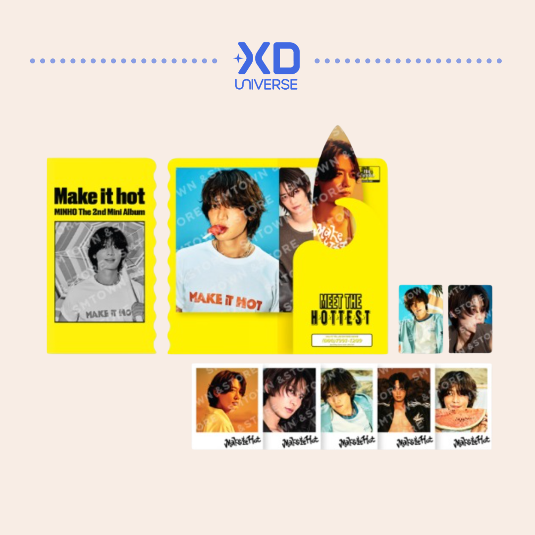 [PREORDER DEADLINE 25/9] SHINee MINHO The 2nd Mini Album 'Make it hot' OFFICIAL MD - Photo Pack