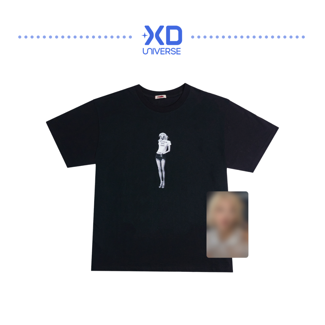 [PREORDER DEADLINE 4/12] ROSÉ Encore Pop-up in TOKYO ’one year of rosie‘ Merch -rosie Black Shirt