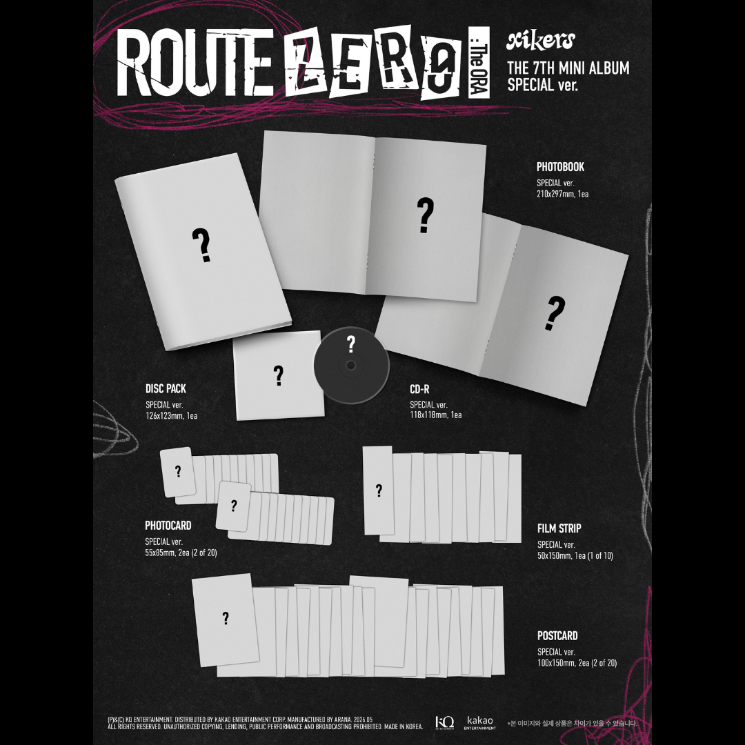 xikers 7TH MINI ALBUM [ROUTE ZERO : The ORA] - Special ver.