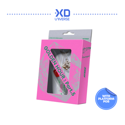 [PREORDER DEADLINE 27/6] ATEEZ 14TH MINI ALBUM [GOLDEN HOUR : Part.5] - Key Chain Ver.