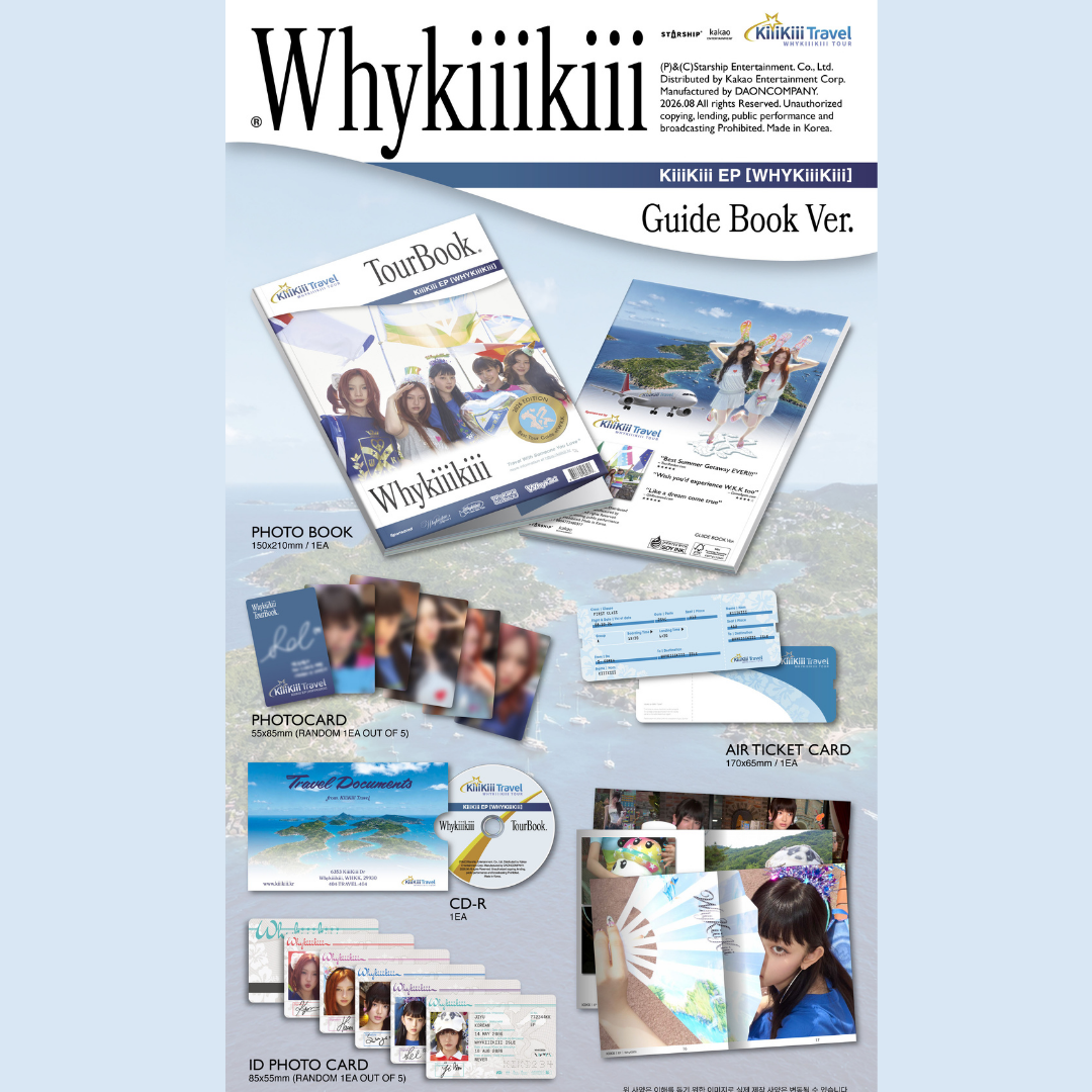 KiiiKiii 3rd EP Album [WhyKiiiKiii] - GUIDE BOOK ver.