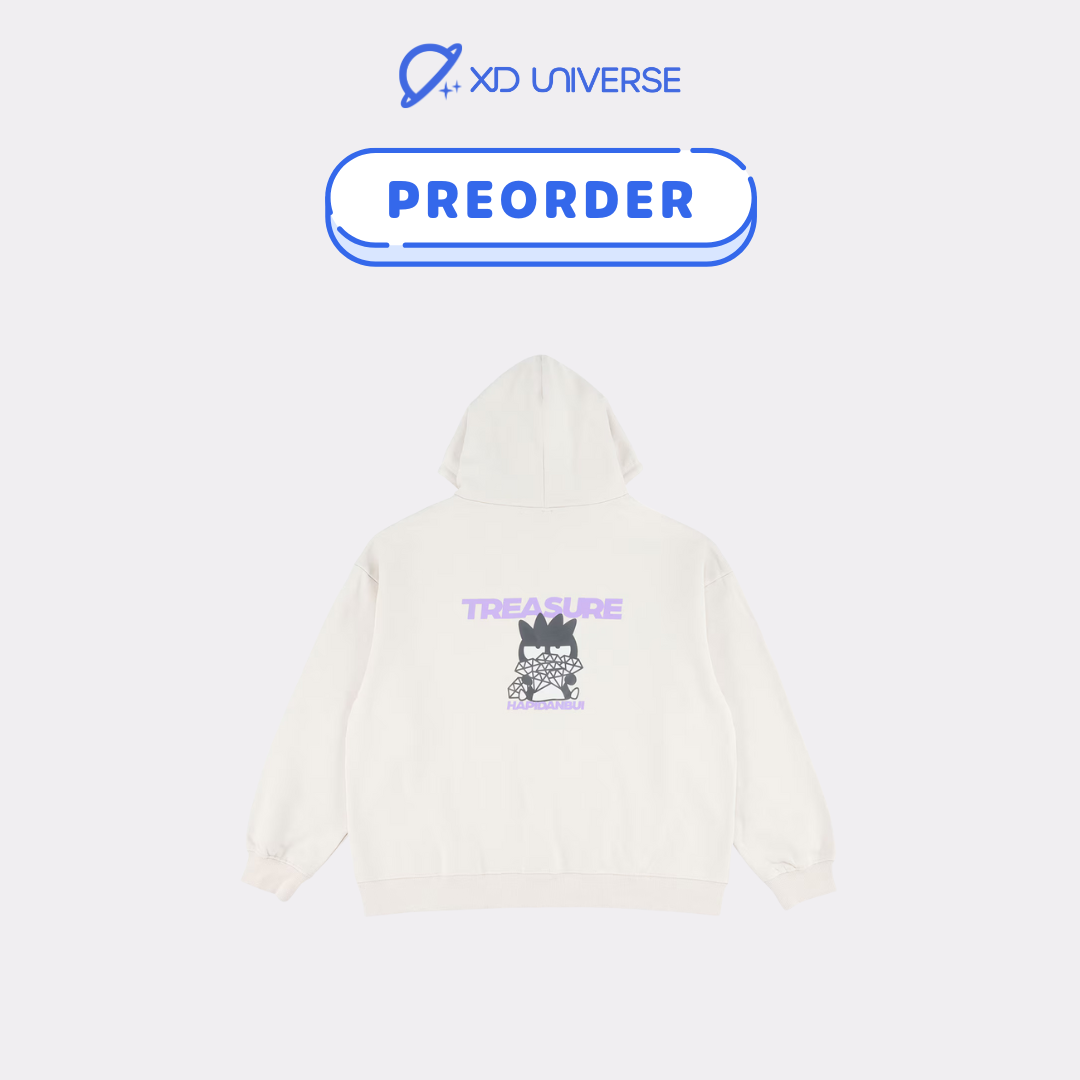 [PREORDER] "TREASURE×HAPIDANBUI" collaboration vol.3 GOODS - Zip-Up Hoodie (Badtz-Maru)