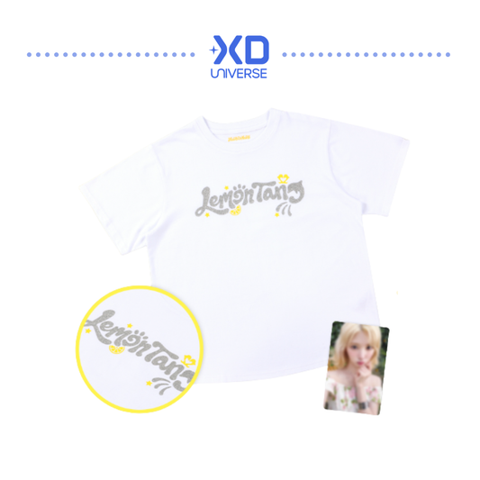 [PREORDER DEADLINE 10/7] Hearts2Hearts The 2nd Mini Album [Lemon Tang] Official Merchandise - T-Shirt Set (A ver.)