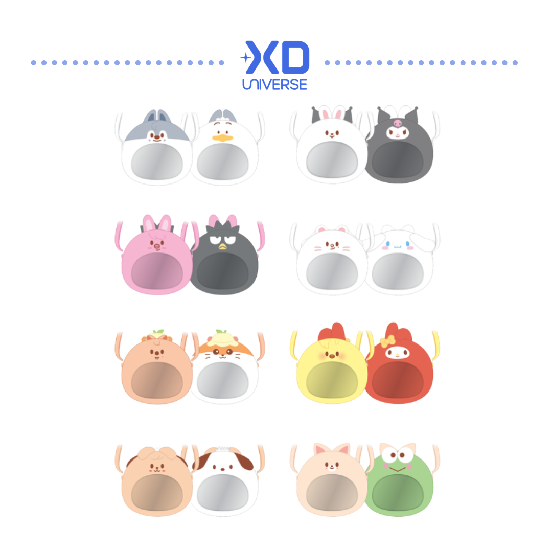 [PREORDER DEADLINE 22/6] SKZOO X SANRIO CHARACTERS MERCH - PLUSH PVC CROSS BAG
