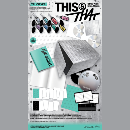 [PREORDER DEADLINE 4/8] Stray Kids "THIS & THAT" Album - TRUCK VER.