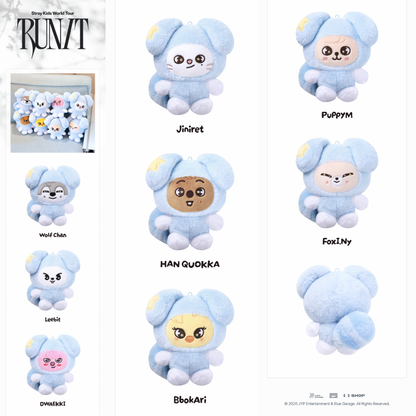 [PREORDER DEADLINE 3/8] Stray Kids World Tour <RUN IT SEOUL> Official Merch - SKZOO PLUSH in TASY