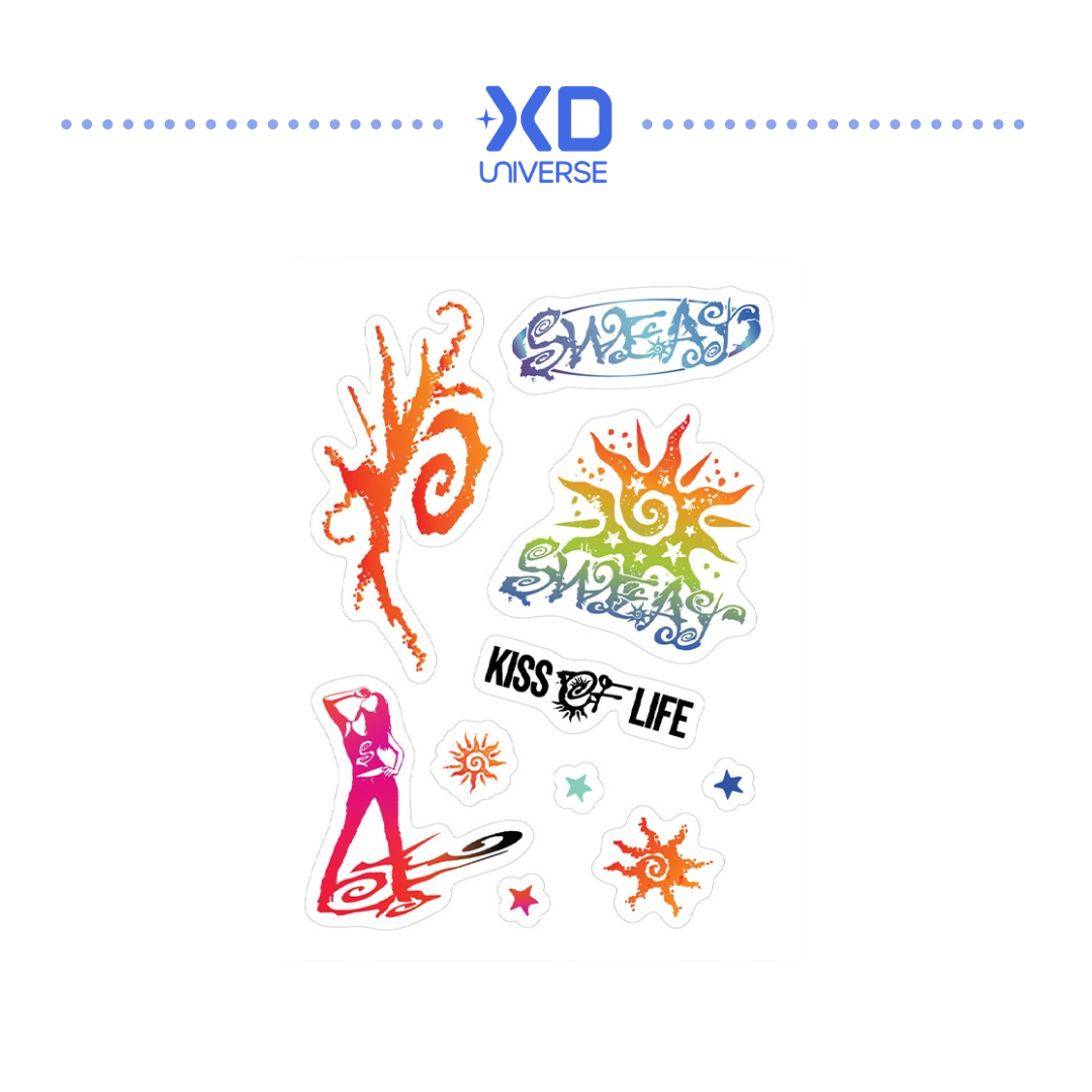 [PREORDER] KISS OF LIFE 3rd Single [SWEAT] Official MD - Tattoo Sticker