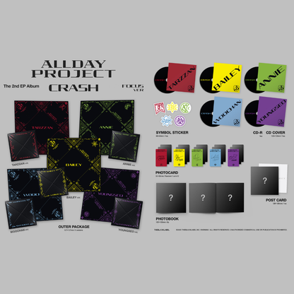 [PREORDER DEADLINE 25/9] ALLDAY PROJECT The 2nd EP Album 'CRASH' - FOCUS ver.