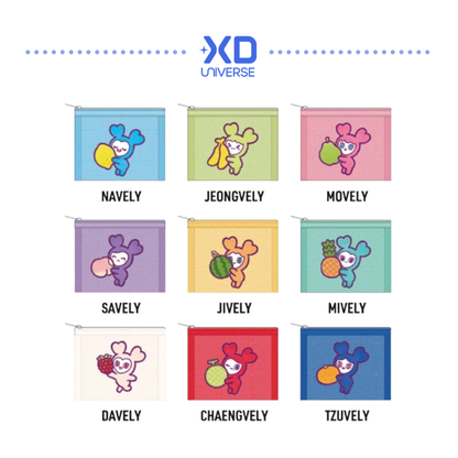 [PREORDER DEADLINE 17/7] TWICE JAPAN DEBUT 9th Anniversary POPUP STORE OFFICIAL GOODS - MINI MESH POUCH