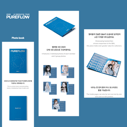 [PREORDER] LE SSERAFIM TOUR ‘PUREFLOW’ Official Merch - Photo book