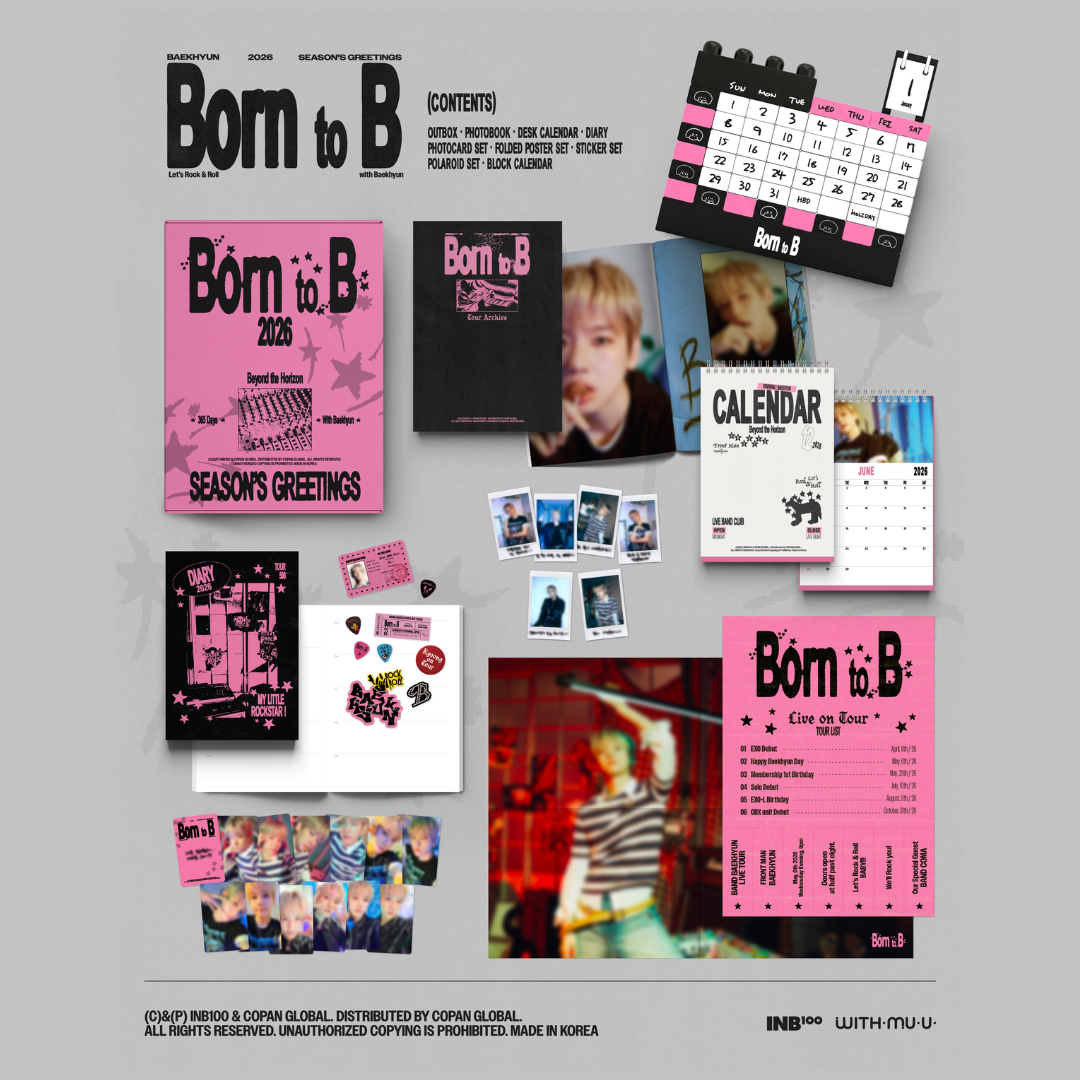 [PREORDER] BAEKHYUN 2026 SEASON'S GREETINGS [Born to B]