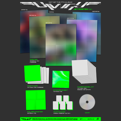 [PREORDER DEADLINE 21/8] NCT 127 The 7th Album [BLINGY] - JET Poster Ver.