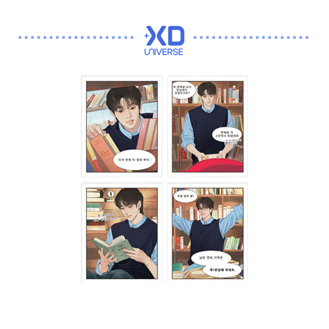[PREORDER DEADLINE 2/7] Byeon Woo Seok Asia Fanmeeting Tour <The Secret Library> in Seoul Special Edition Merch - Removable Sticker Set