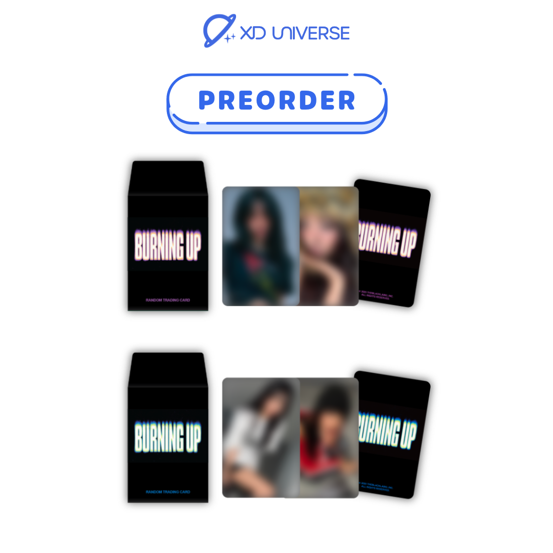 [PREORDER] BURNING UP OFFICIAL MERCH - MEOVV RANDOM TRADING PHOTOCARD