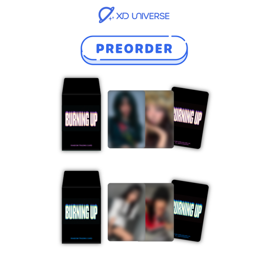 [PREORDER] BURNING UP OFFICIAL MERCH - MEOVV RANDOM TRADING PHOTOCARD