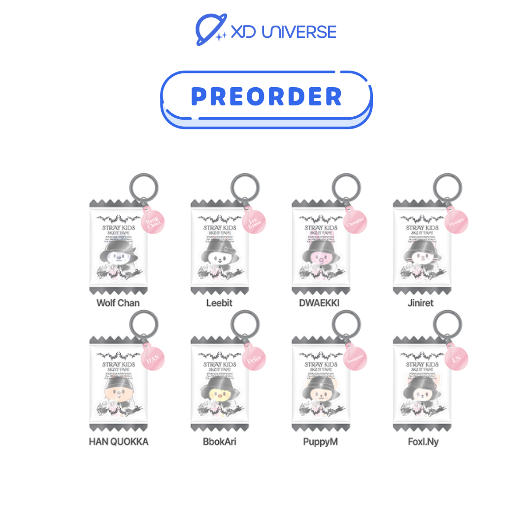 [PREORDER] Stray Kids "DO IT" POP-UP STORE OFFICIAL MERCH - SKZOO SHAKER KEYRING