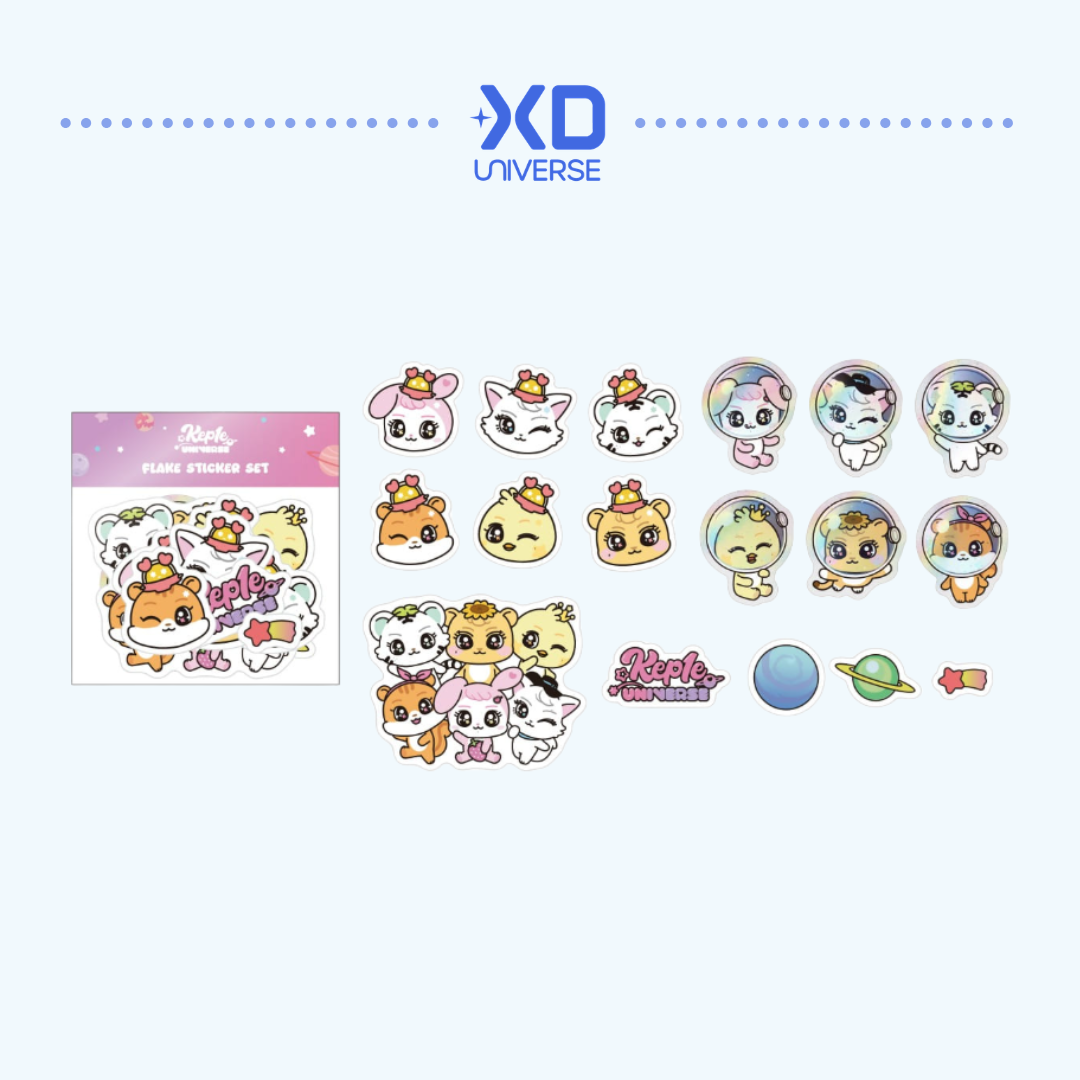 [PREORDER] Kep1er CHARACTER ‘Kep1e’ POP-UP STORE Official MD - Flake Sticker Set