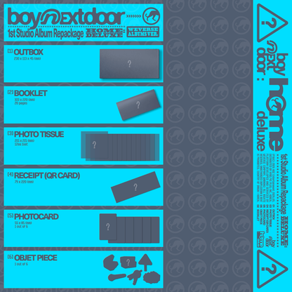 [PREORDER DEADLINE 25/9] BOYNEXTDOOR 1st Studio Album Repackage [HOME: DELUXE] - Weverse album ver.