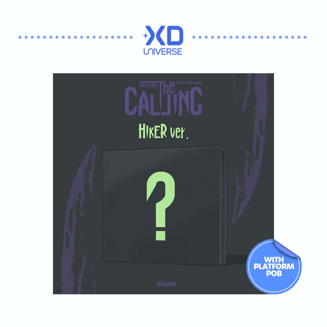 [PREORDER DEADLINE 30/10] xikers 8TH MINI ALBUM 'ROUTE ZERO : The CALLING' - HIKER/TRICKY ver.