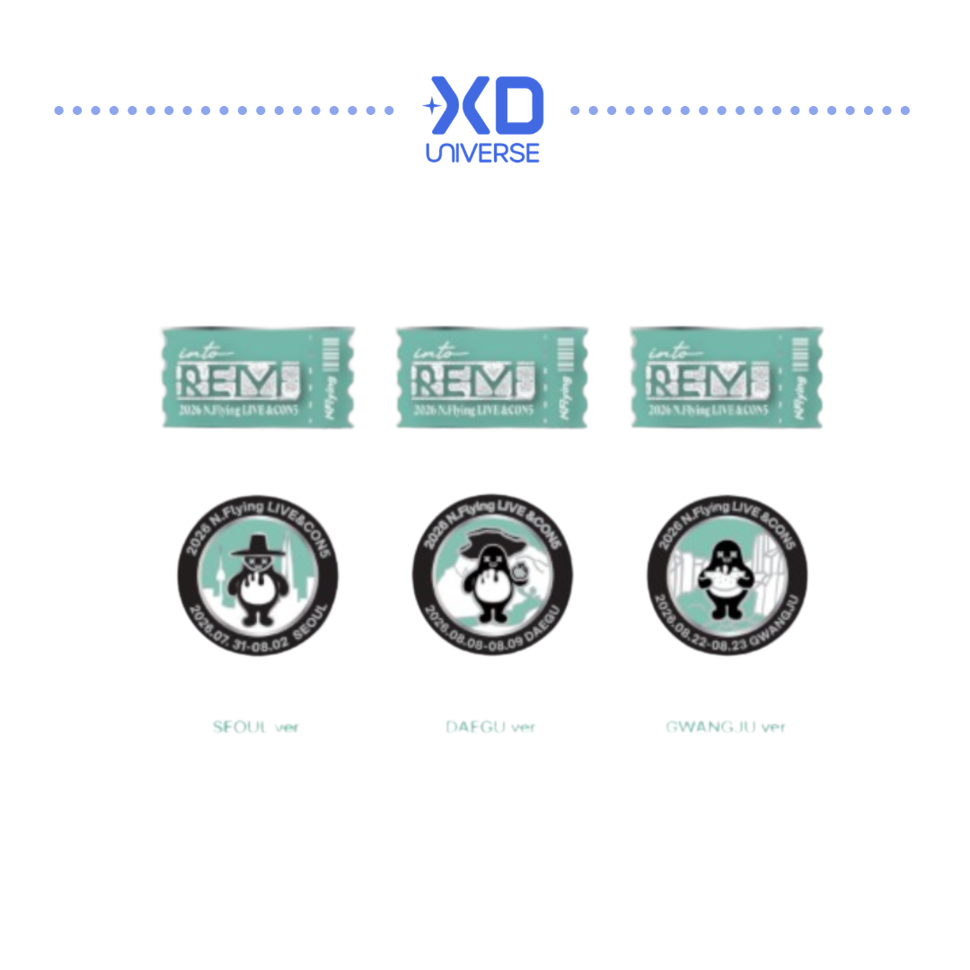[PREORDER DEADLINE 9/10] 2026 N.Flying LIVE '&CON5 : into REM' OFFICIAL MD - METAL BADGE SET