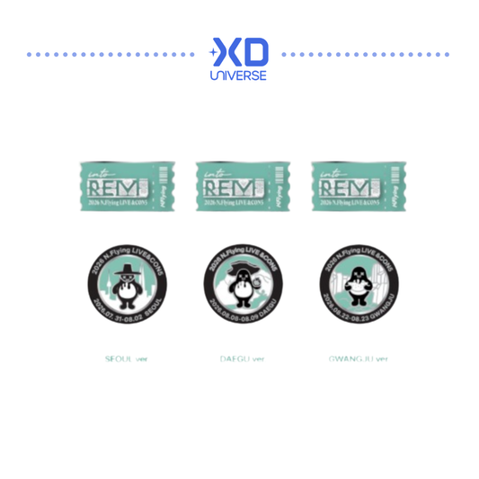 [PREORDER DEADLINE 9/10] 2026 N.Flying LIVE '&CON5 : into REM' OFFICIAL MD - METAL BADGE SET