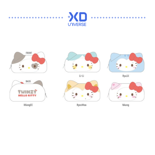 [PREORDER DEADLINE 28/8] <TWINZY X HELLO KITTY> OFFICIAL MERCH - Pouch