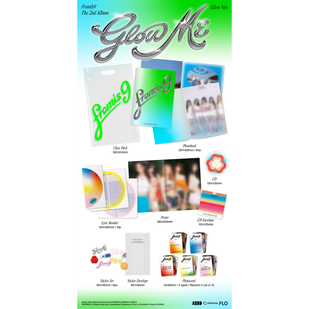 [PREORDER DEADLINE 18/7] fromis_9 THE 2ND ALBUM [Glow ME] - Glow Ver.