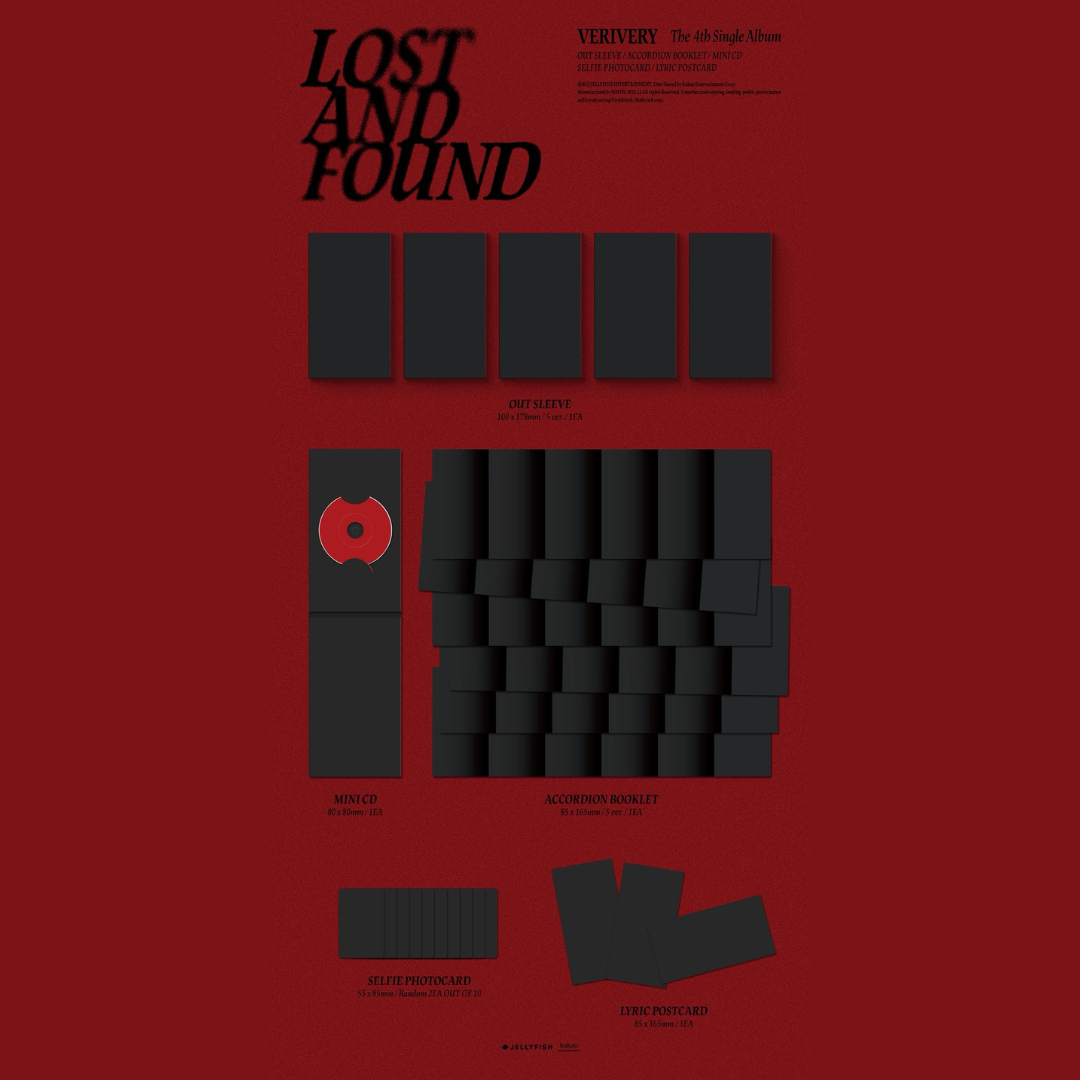 [PREORDER] VERIVERY 4th SINGLE ALBUM  [Lost and Found] - Light ver