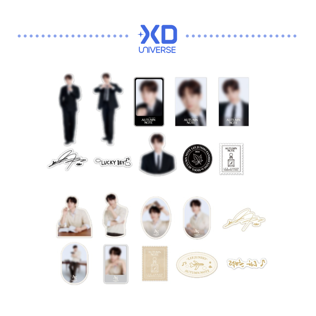 [PREORDER DEADLINE 18/8] 2026 LEE JUNHO FANMEETING in Seoul ‘AUTUMN NOTE’ OFFICIAL MD - Sticker Pack