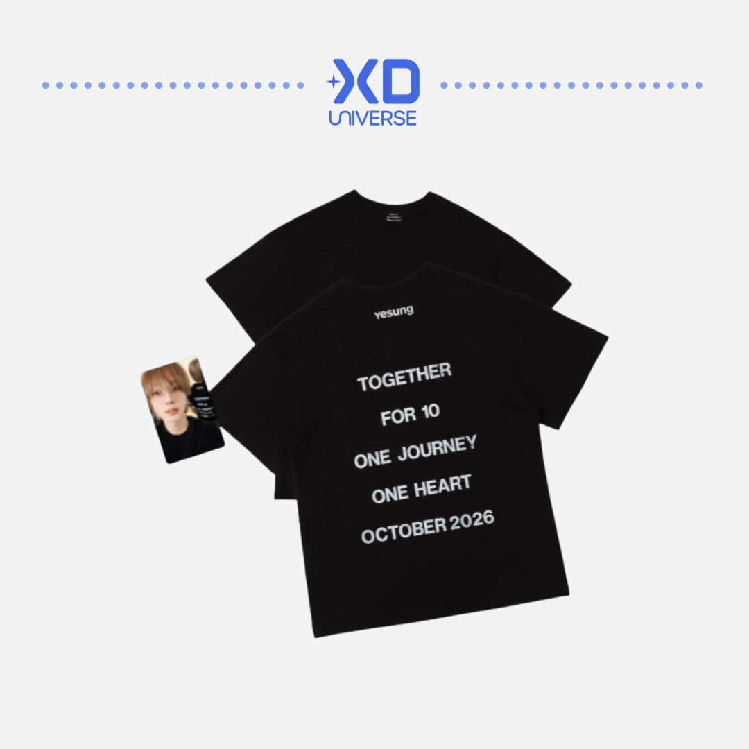 [PREORDER DEADLINE 18/10] YESUNG 10TH ANNIVERSARY TOUR [ABOUT THE THINGS WE CALLED ORDINARY] OFFICIAL MD - T-SHIRT SET (Where We Are ver.)