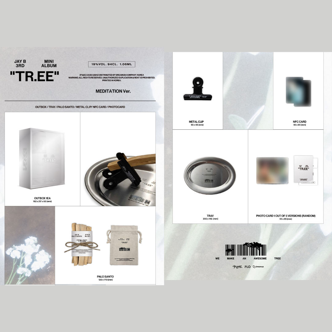 JAY B 3rd MINI ALBUM "TR.EE" - MEDITATION Ver.